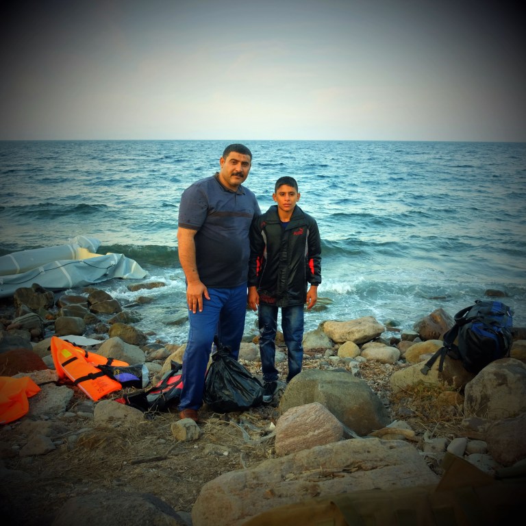 0014Hamide y su hijo Youssef procedentes de Alepo en Siria