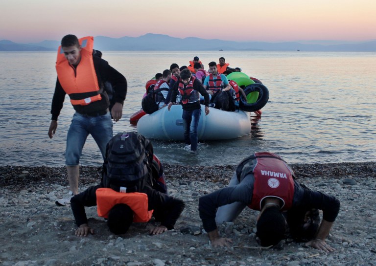 refugiados la odisea hacia Europa